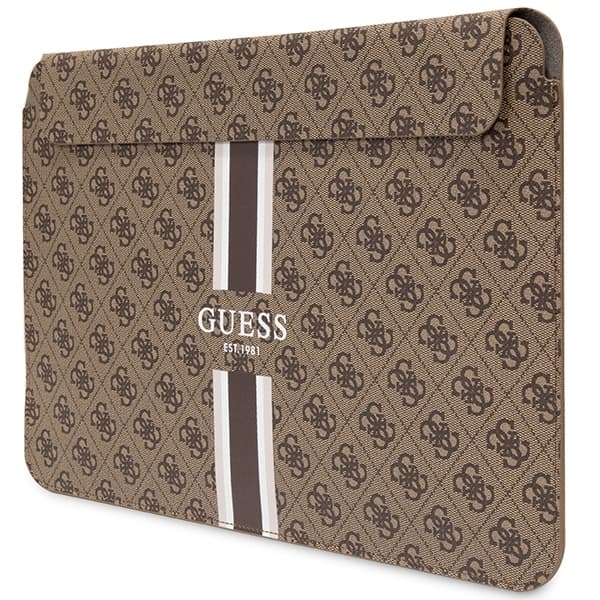 Etui Guess 4G Printed Stripes za 16" prenosnik - rjava 2