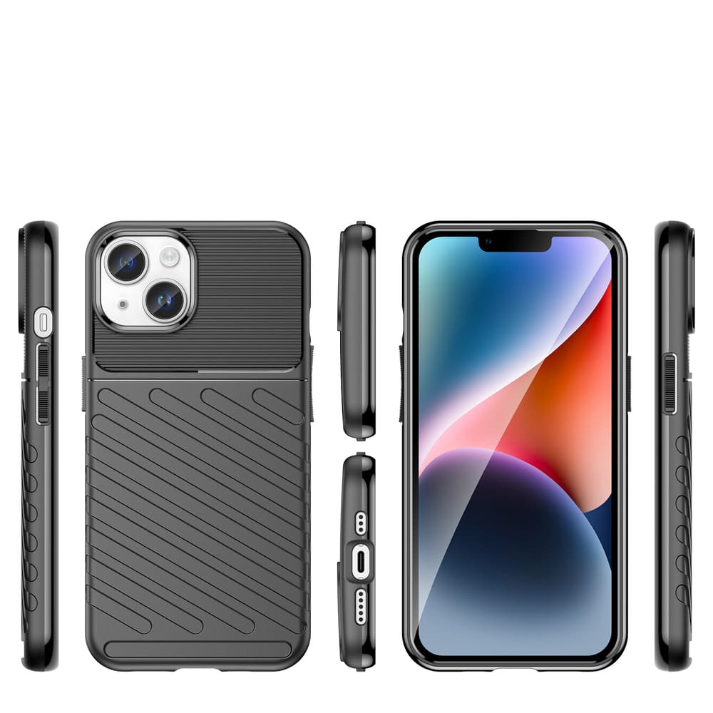 Hurtel Thunder ovitek za iPhone 14, črn 2