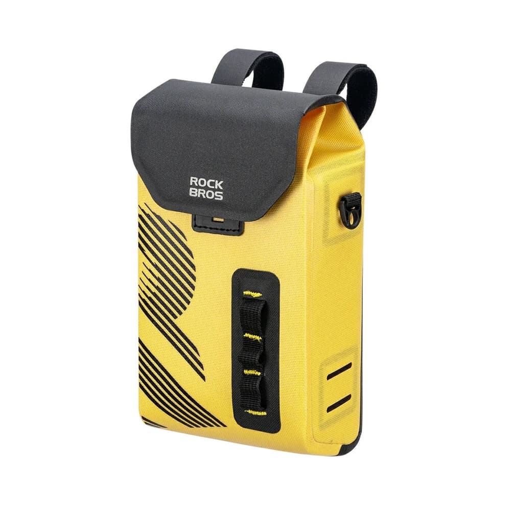 Rockbros AS-160 vodoodporna torbica za krmilo 1.3L - rumena