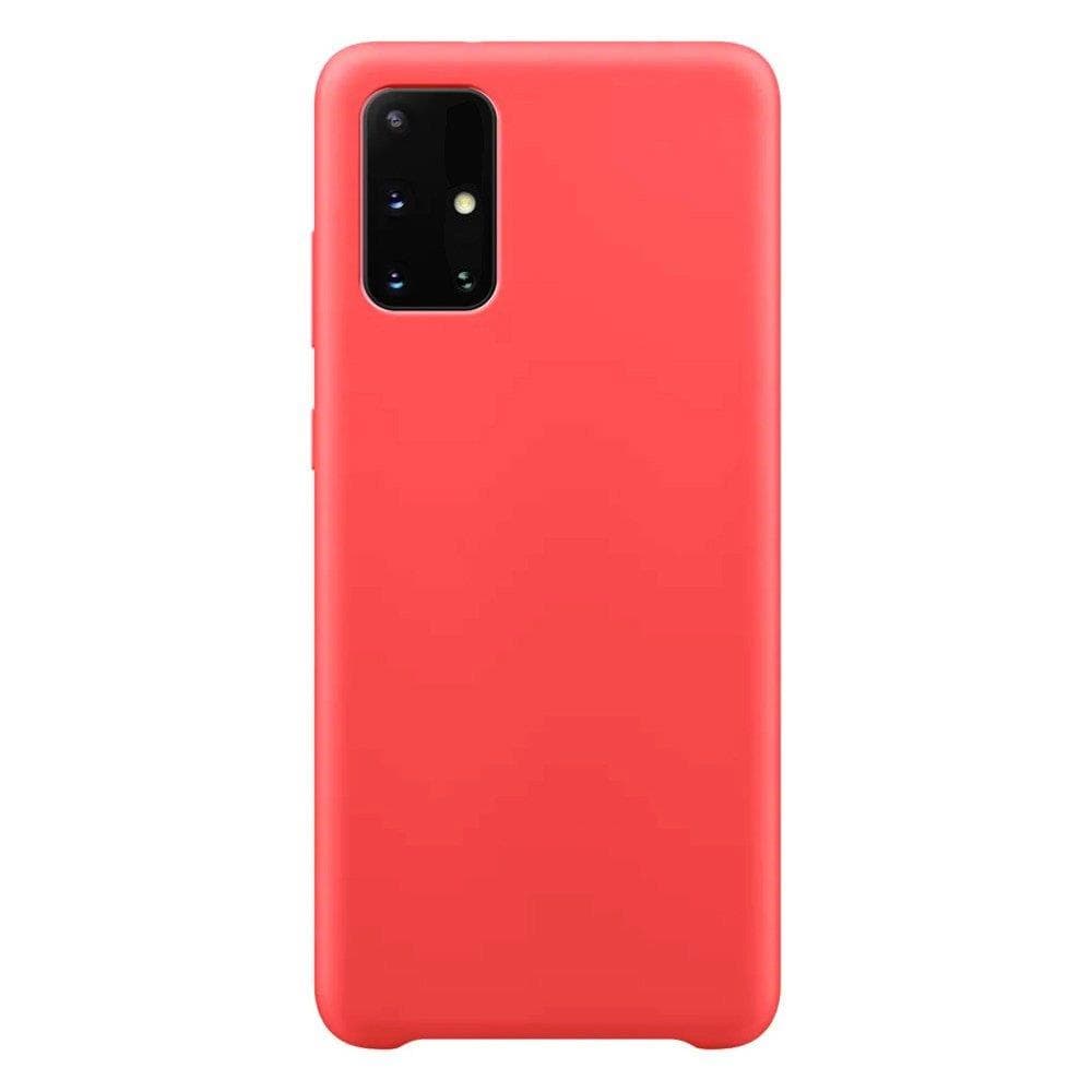 Hurtel silikonski ovitek za Samsung Galaxy A72 4G, rdeč