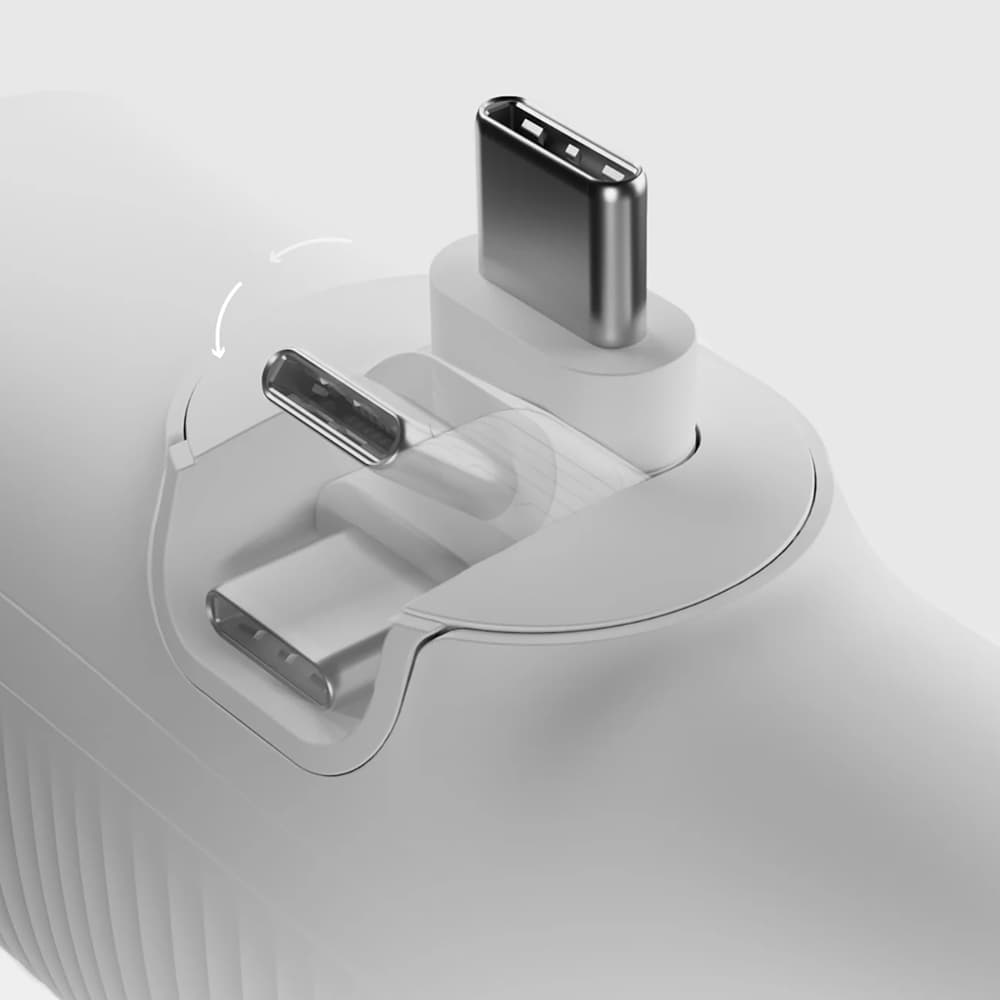 Prenosni polnilnik SBS EcoPower 5000 mAh 10W, vgrajen USB-C, bel 4