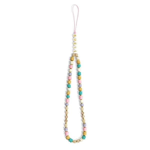 Guess obesek za telefon, roza, Heishi Beads 2