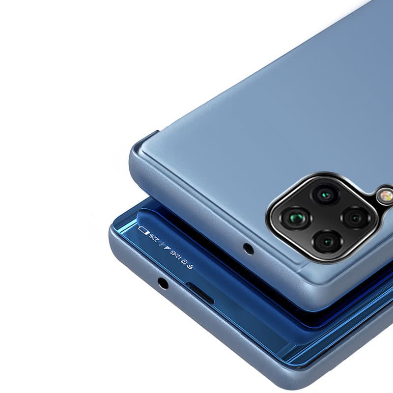 Clear View ovitek z oporo za Samsung Galaxy A22 4G - moder 5