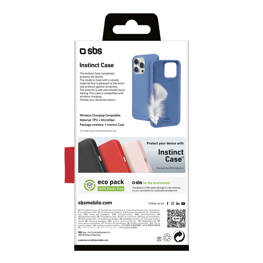 SBS Instinct ovitek za iPhone 16 Pro - moder 3