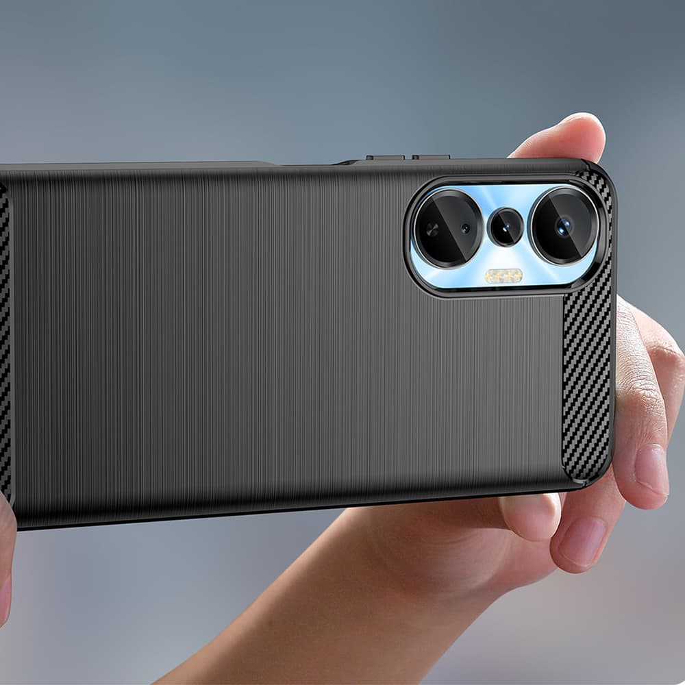 Carbon Case etui za Infinix Hot 20S, črn 5