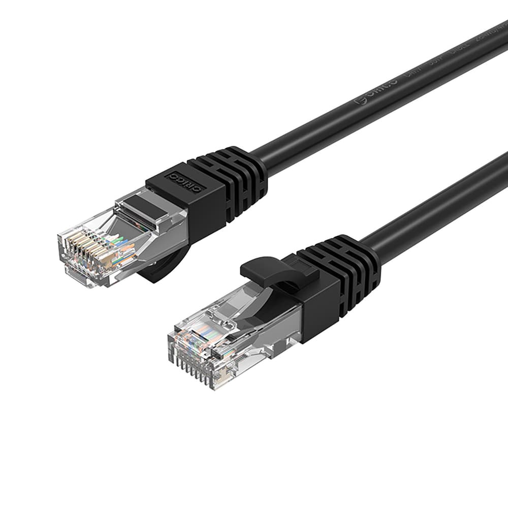 Orico PUG-C6 CAT6 Ethernet omrežni kabel RJ45, 1000Mbps, 8m, črn