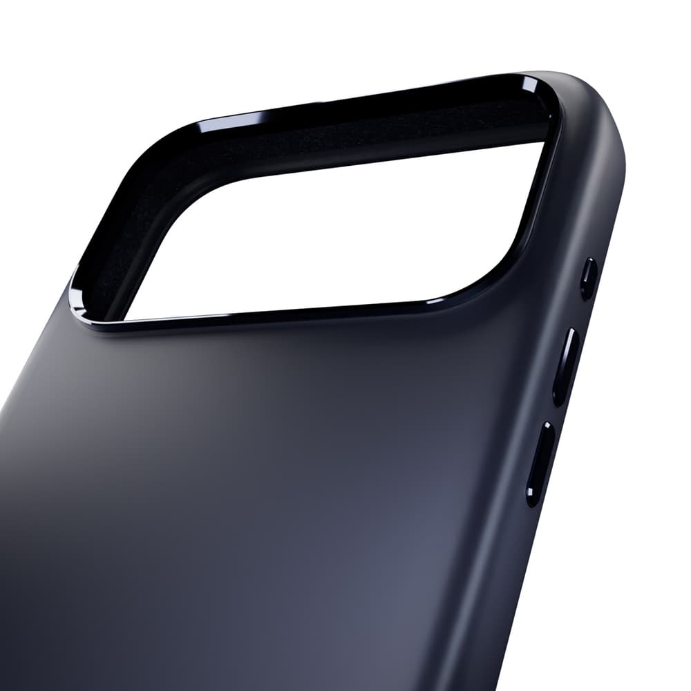 Puro Icon Mag Pro silikonska maska za iPhone 17 Pro Max, MagSafe, temno modra 5