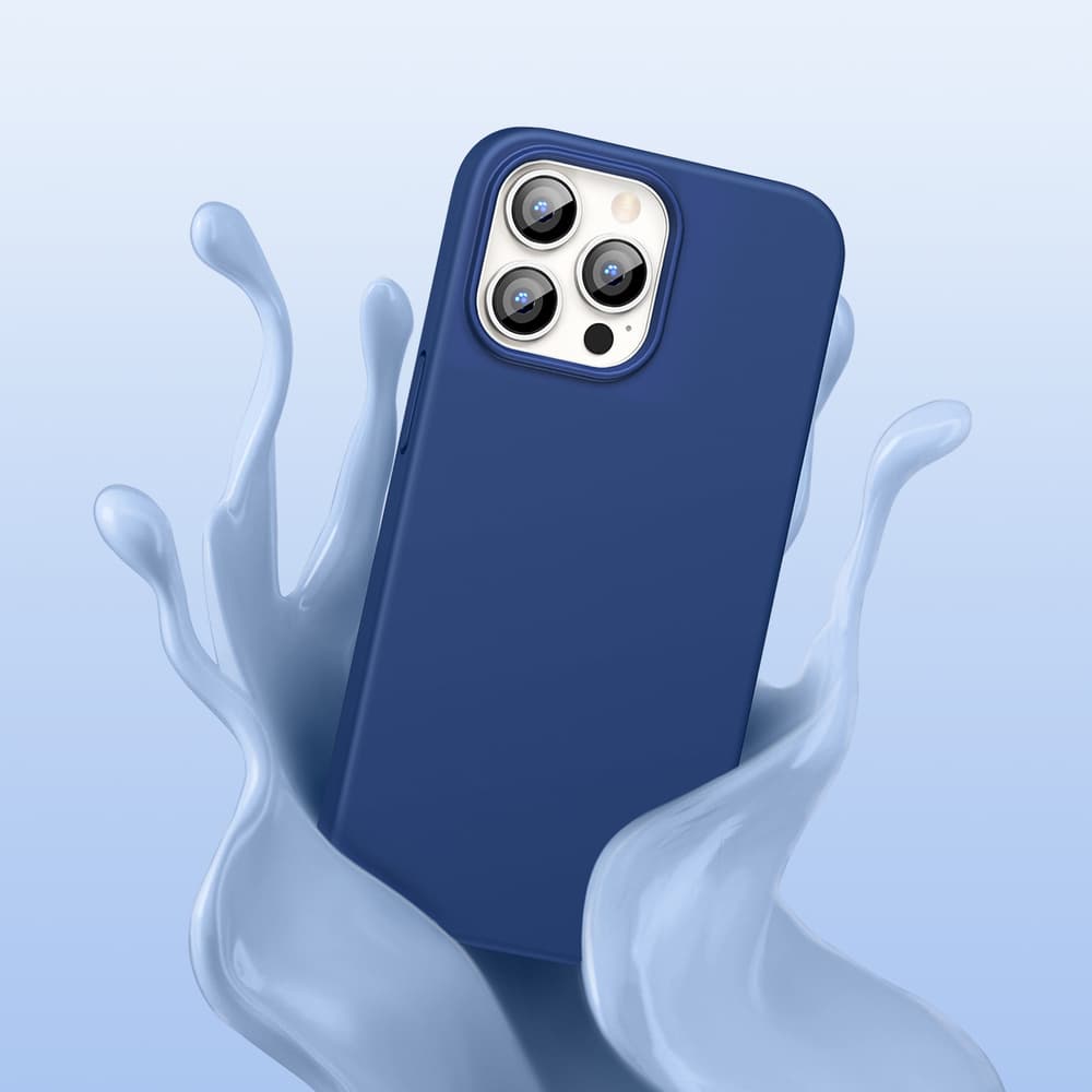Ugreen Zaščitni silikonski ovitek za iPhone 13 Pro, moder 7