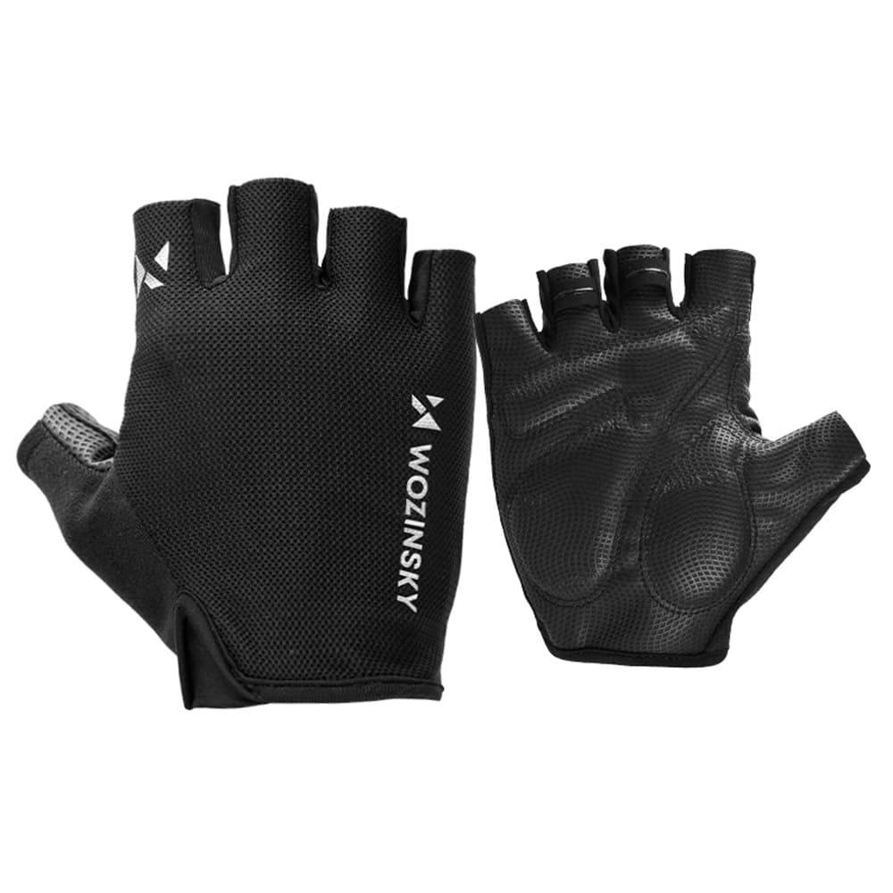 Wozinsky WRR-01M Kolesarske rokavice M - črne