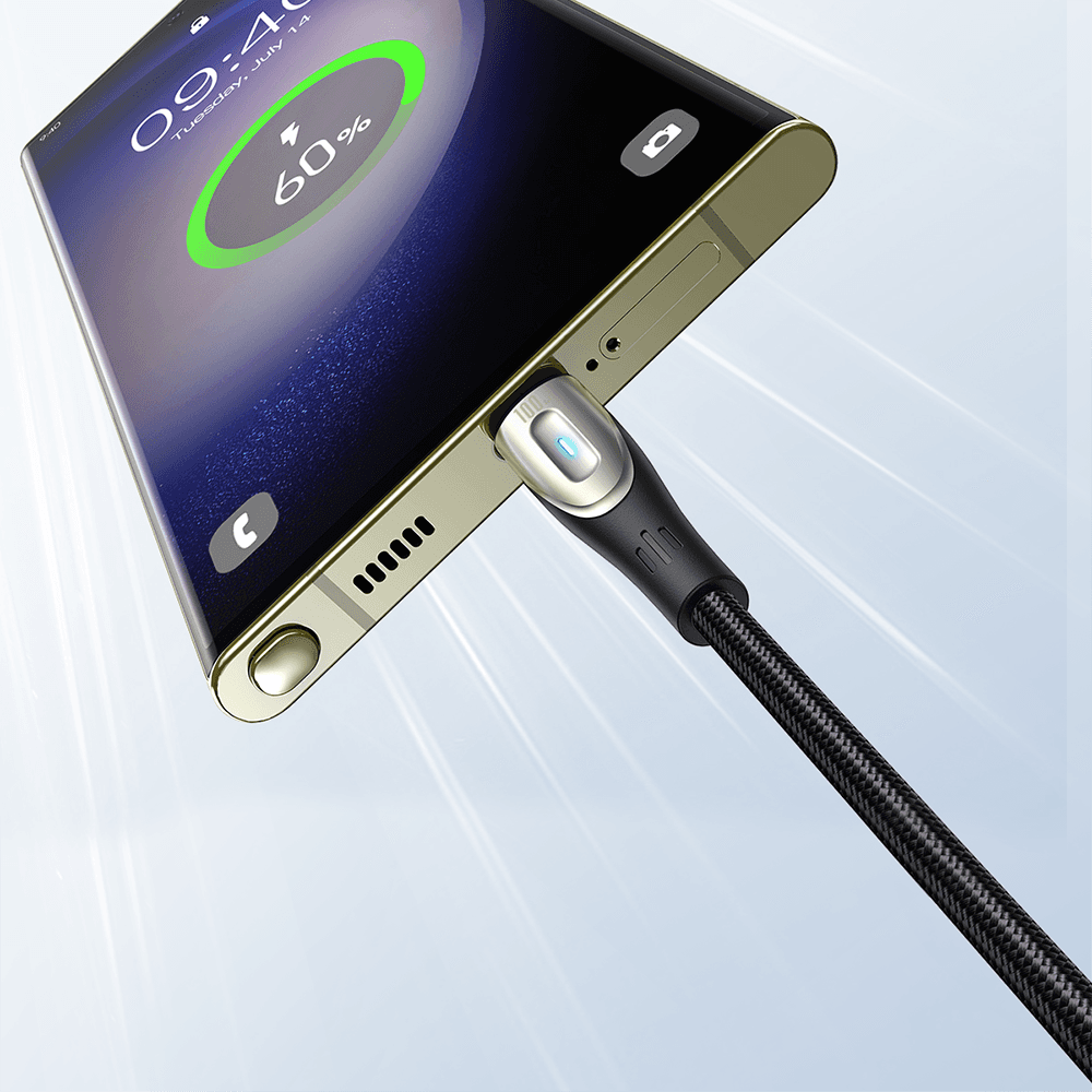 Joyroom Star-Light SA27-CC5 USB-C / USB-C 100W 1.2m kabel (črn) 2