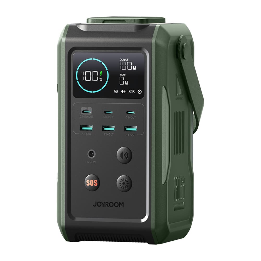 Joyroom JR-PBF10 Powerbank 75000mAh, 100W, 6xUSB - zelen