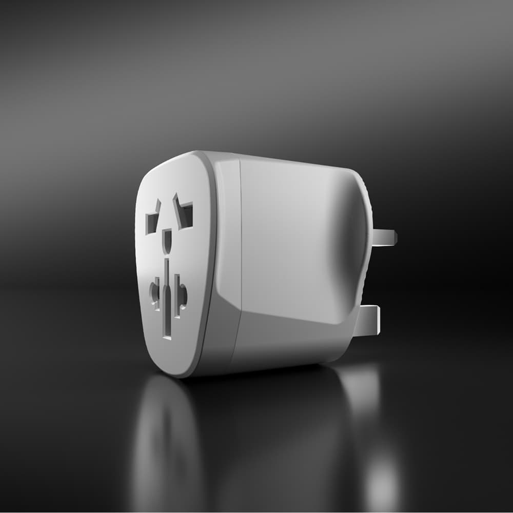 SBS UK potovalni adapter - univerzalni - bel 6