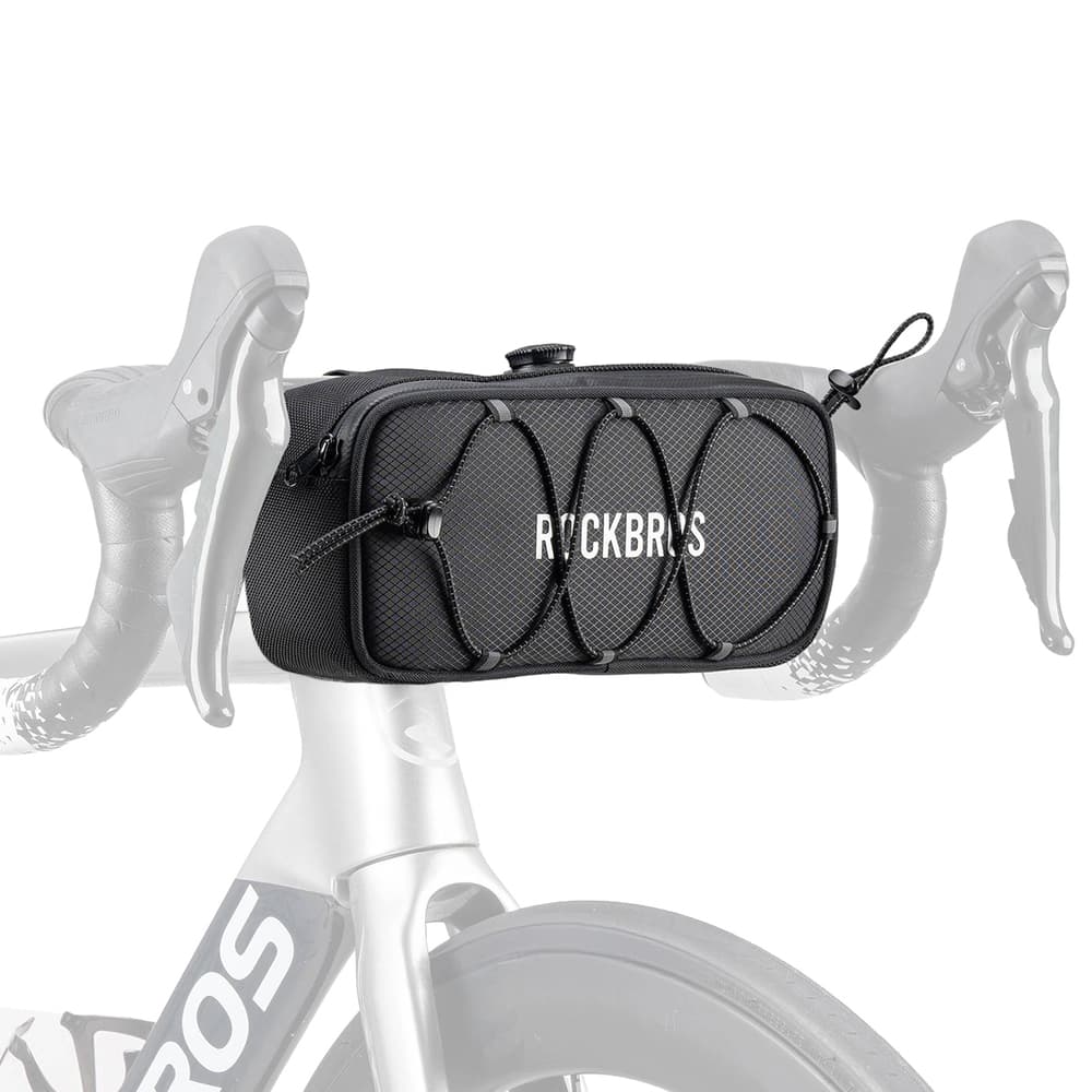 Rockbros TL001 Road to Sky 1.9L vodoodporna torba za krmilo - črna