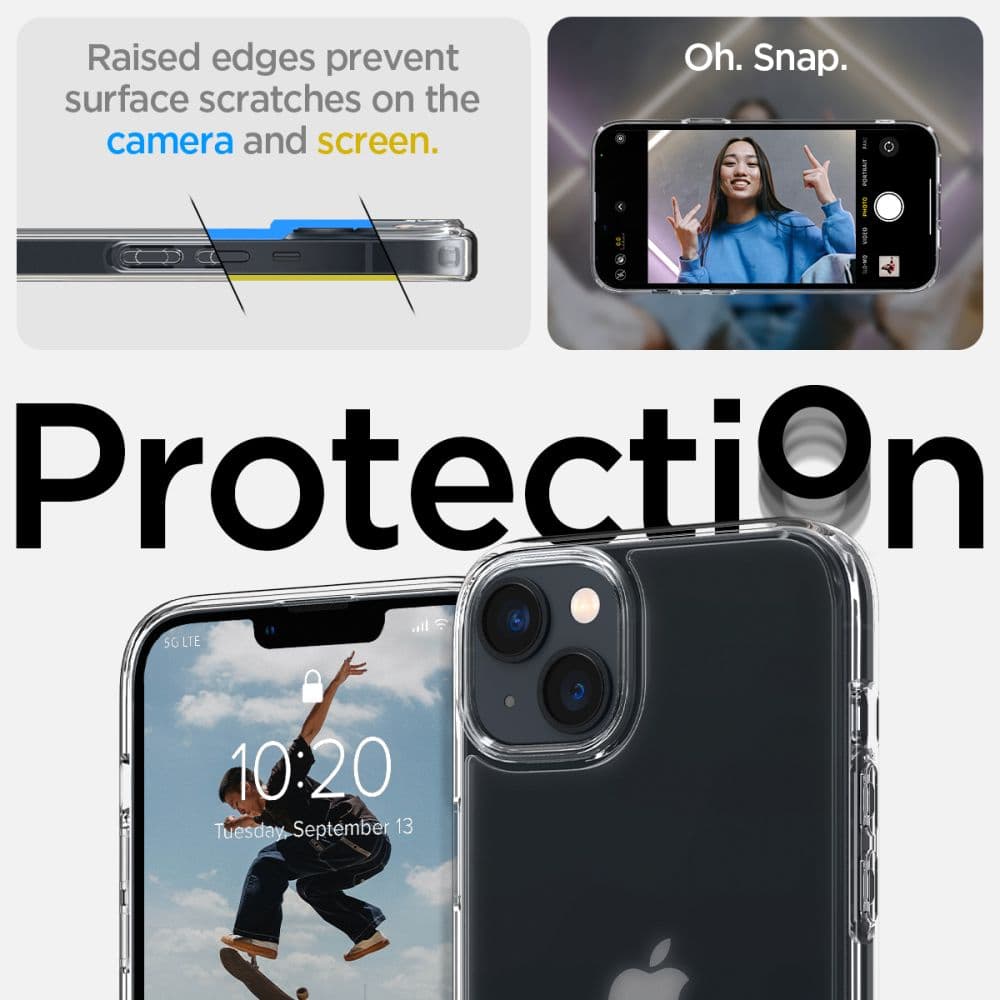 Spigen Ultra Hybrid ovitek za iPhone 14 Plus (mat prozoren) 8