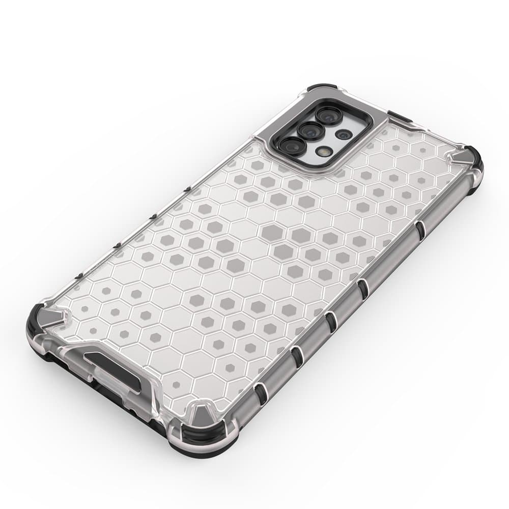 Hurtel Honeycomb ovitek za Samsung Galaxy A03s - črna 7