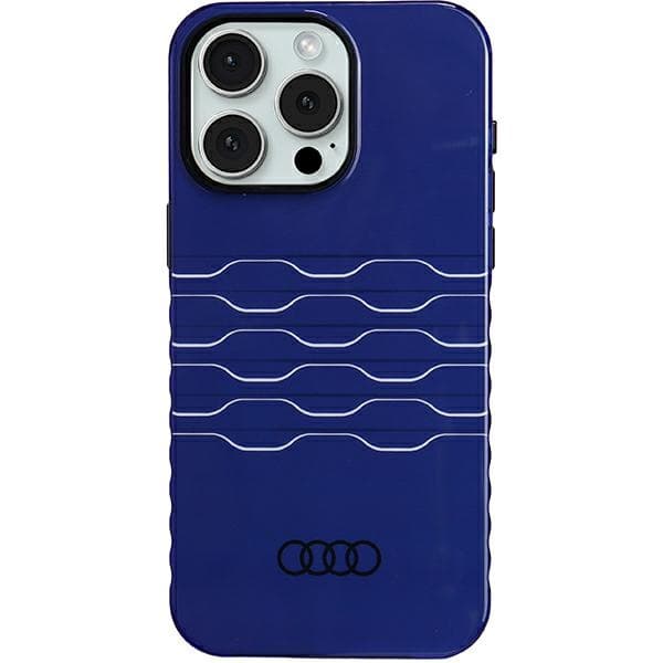 Audi IML MagSafe ovitek za iPhone 15 Pro Max - modra
