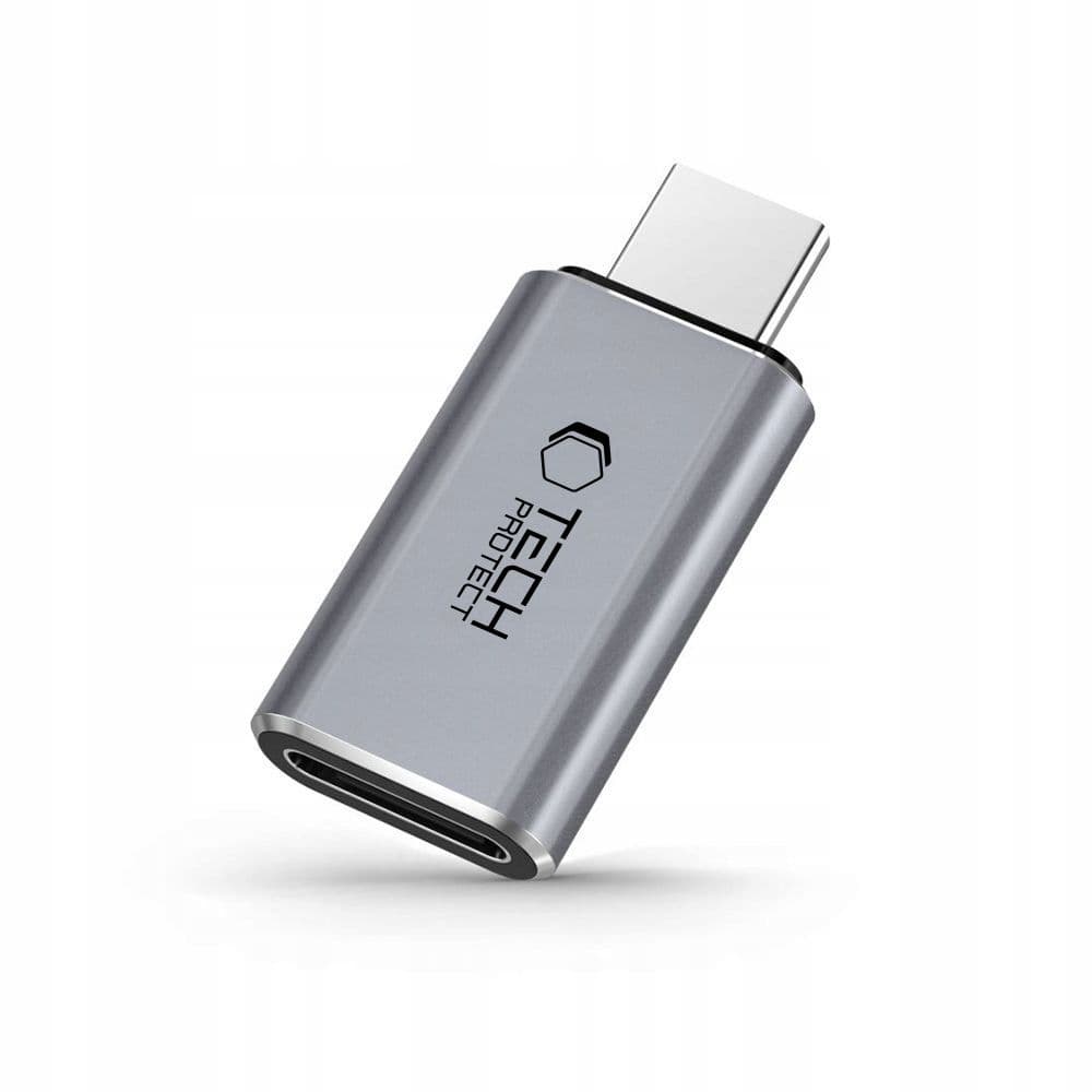Tech-Protect UltraBoost USB-C (M) v Lightning (Ž) adapter, Siva