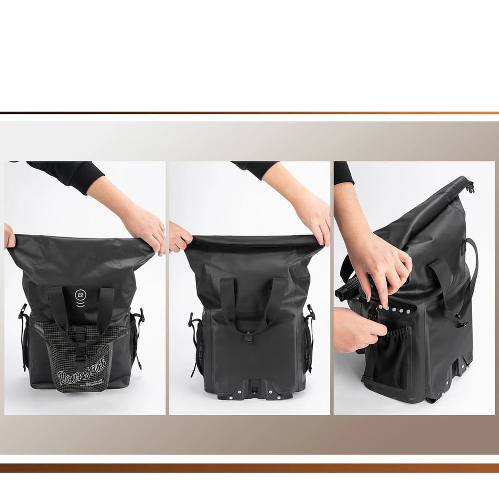 Rockbros AS-158 torbica za krmilo Brompton 18L - črna 3