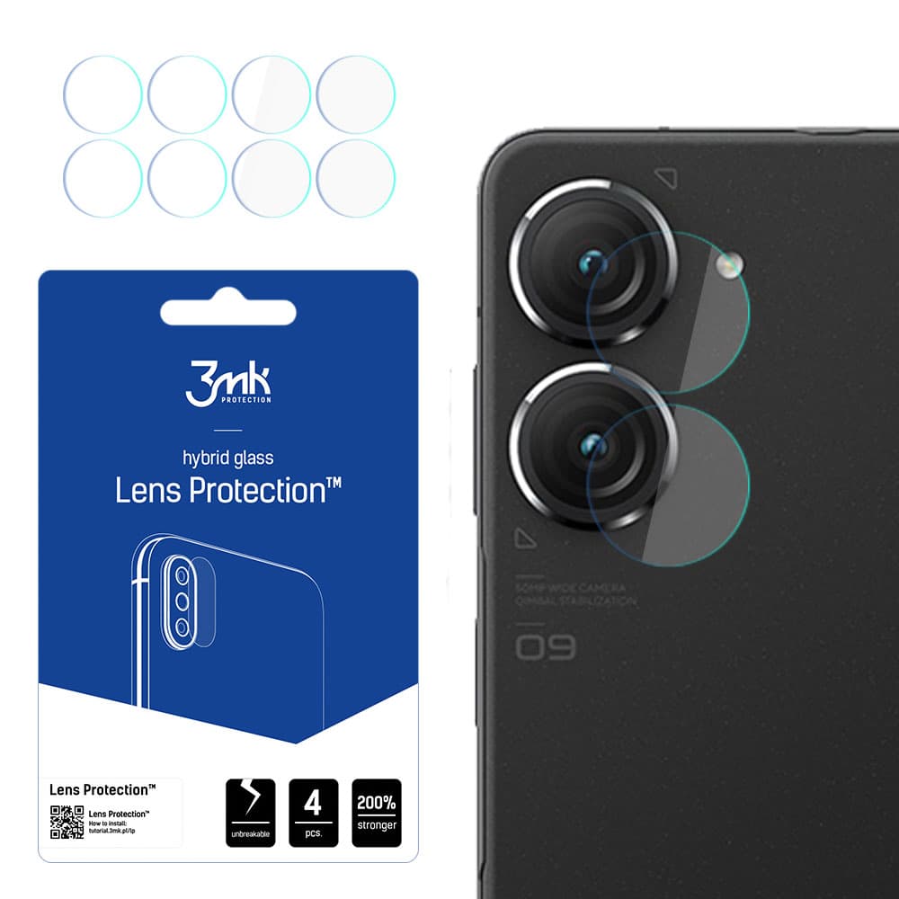 3mk Lens Protection™ hibridno steklo kamere za Asus Zenfone 9