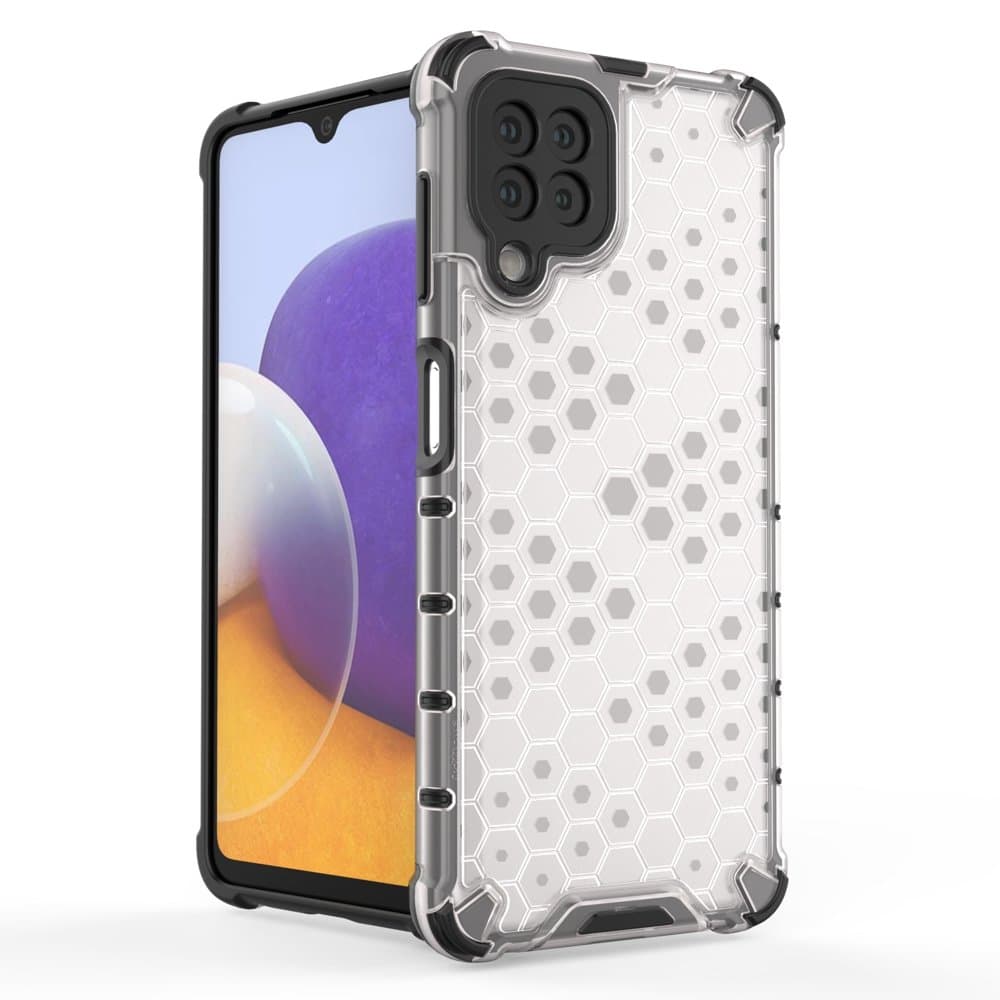 Honeycomb ovitek za Samsung Galaxy A22 4G, moder 3
