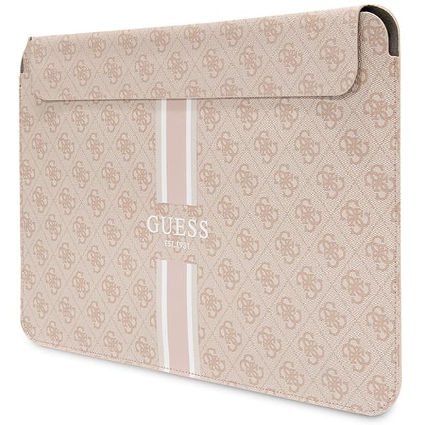 Etui Guess 4G Printed Stripes za 14" prenosnik - roza 2