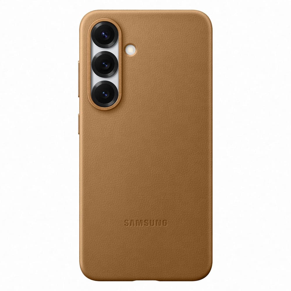 Samsung KindSuit ovitek iz eko usnja EF-VS931PFEGWW za Samsung Galaxy S25 - zlat