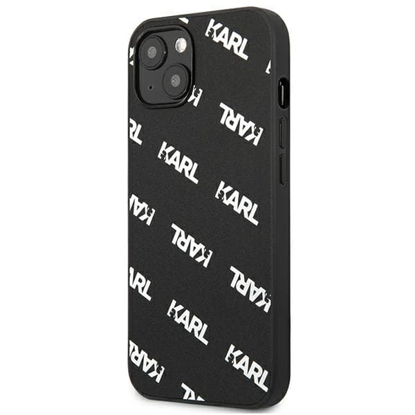 Karl Lagerfeld ovitek Allover za iPhone 13 mini - črn 2