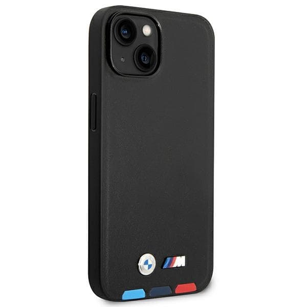 BMW ovitek za iPhone 14 Plus 6.7" (usnjeni, črn) 4