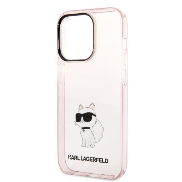 Karl Lagerfeld Ikonik Choupette etui za iPhone 14 Pro Max - roza 6