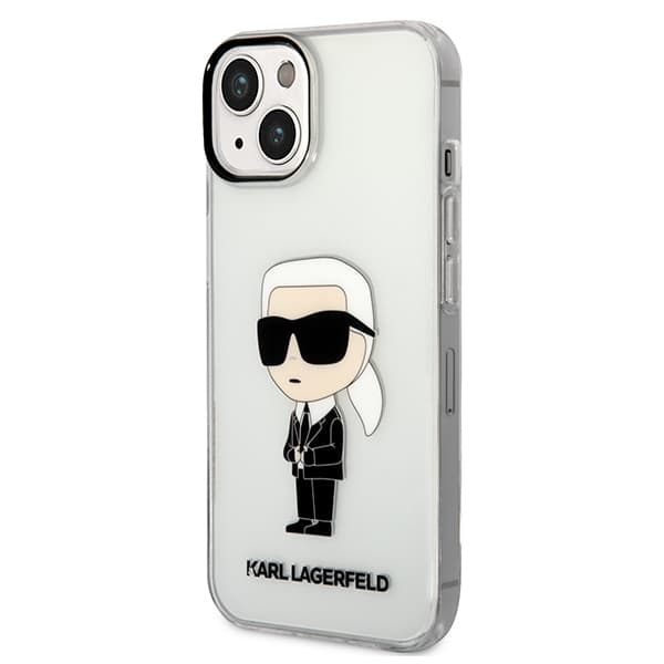 Etui Karl Lagerfeld Ikonik Karl za iPhone 14 Plus - prozoren 2