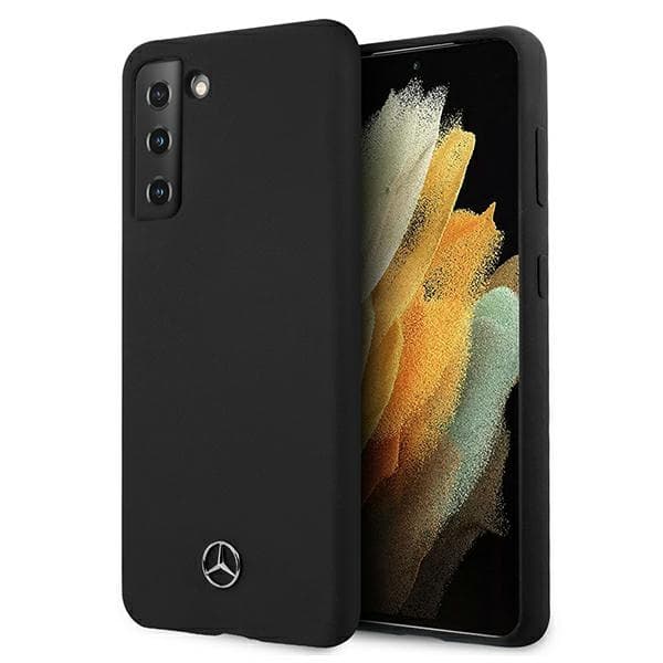 Mercedes Silikonski ovitek za Samsung Galaxy S21 - črn