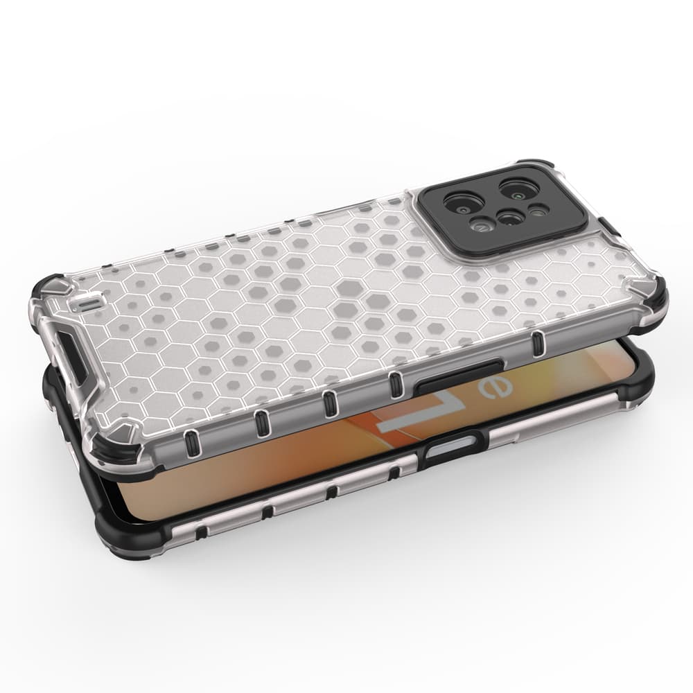 Ovitek Honeycomb za Realme C31, prozoren 3