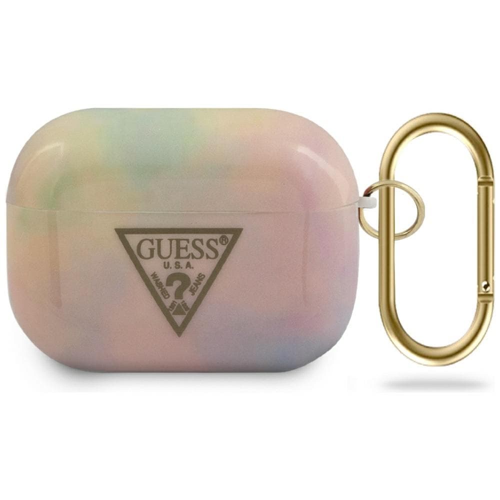 Guess GUACAPTPUMCGG01 etui za AirPods Pro Tie & Dye - roza