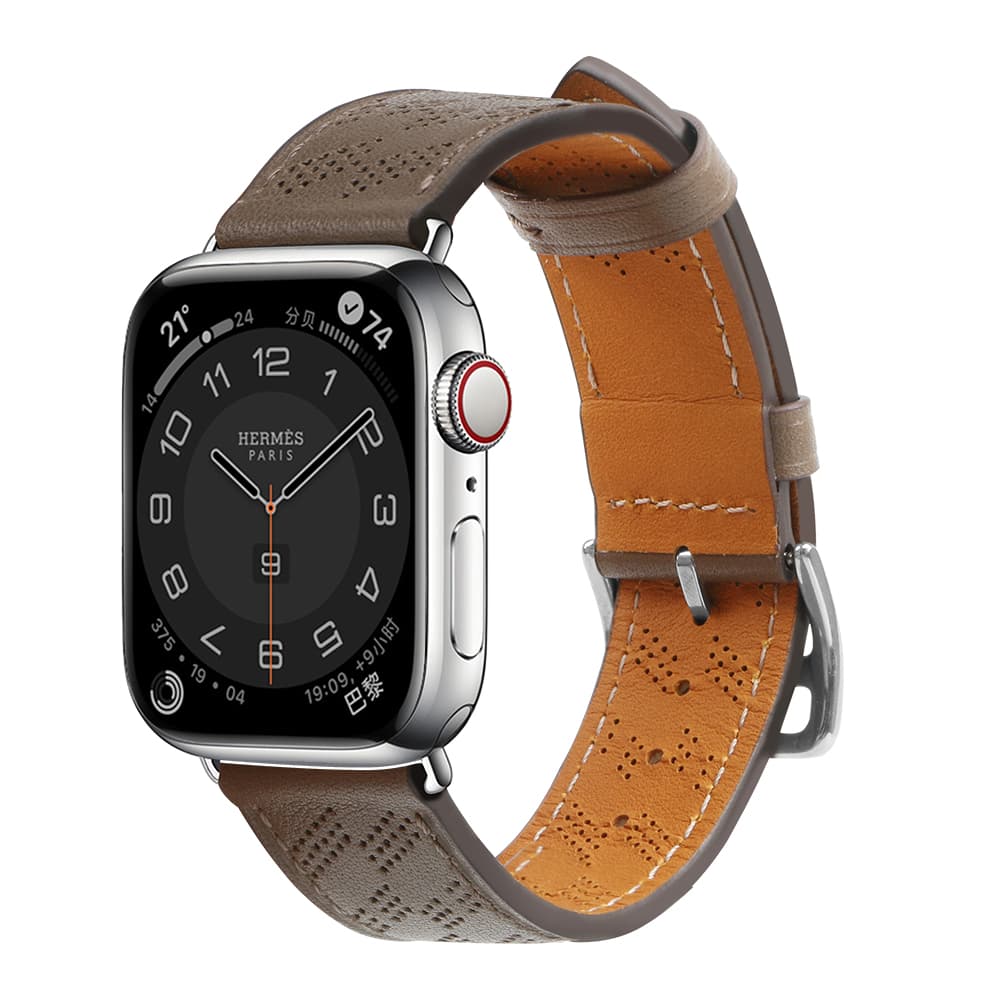 Usnjen pas za Apple Watch 38/40/41 mm, temno rjav