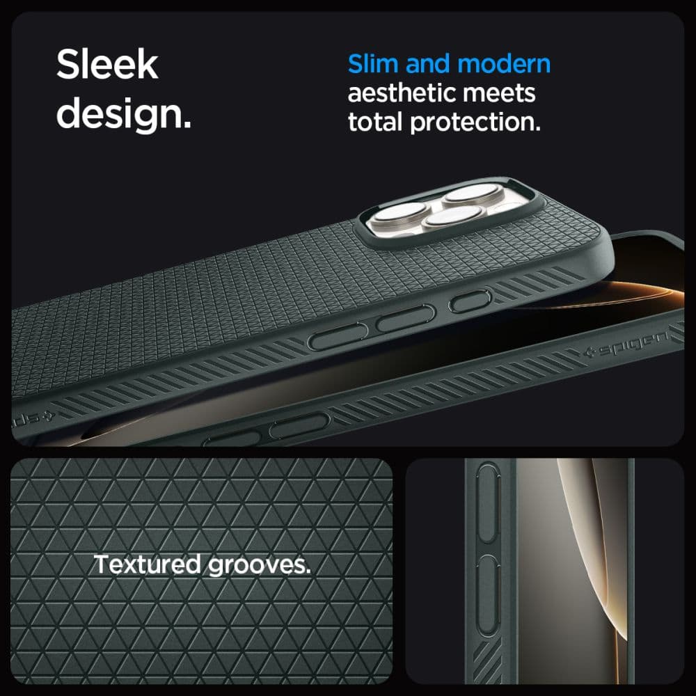 Spigen Liquid Air ovitek za iPhone 16 Pro Max - zelena 8