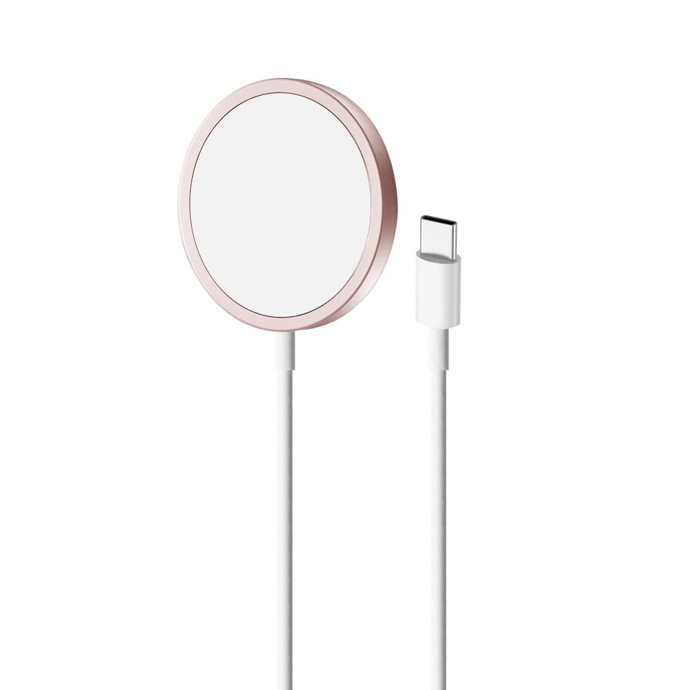 Puro Magnetico Induktivni Polnilnik MagSafe 1m - Roza