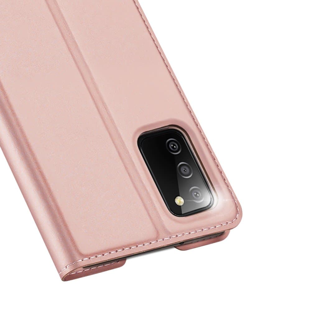 Dux Ducis Skin Pro etui tipa denarnice za Samsung Galaxy A03s, roza 4