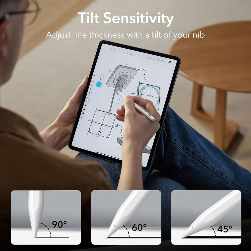 ESR Digital+ Magnetic pisalo za iPad - belo 5