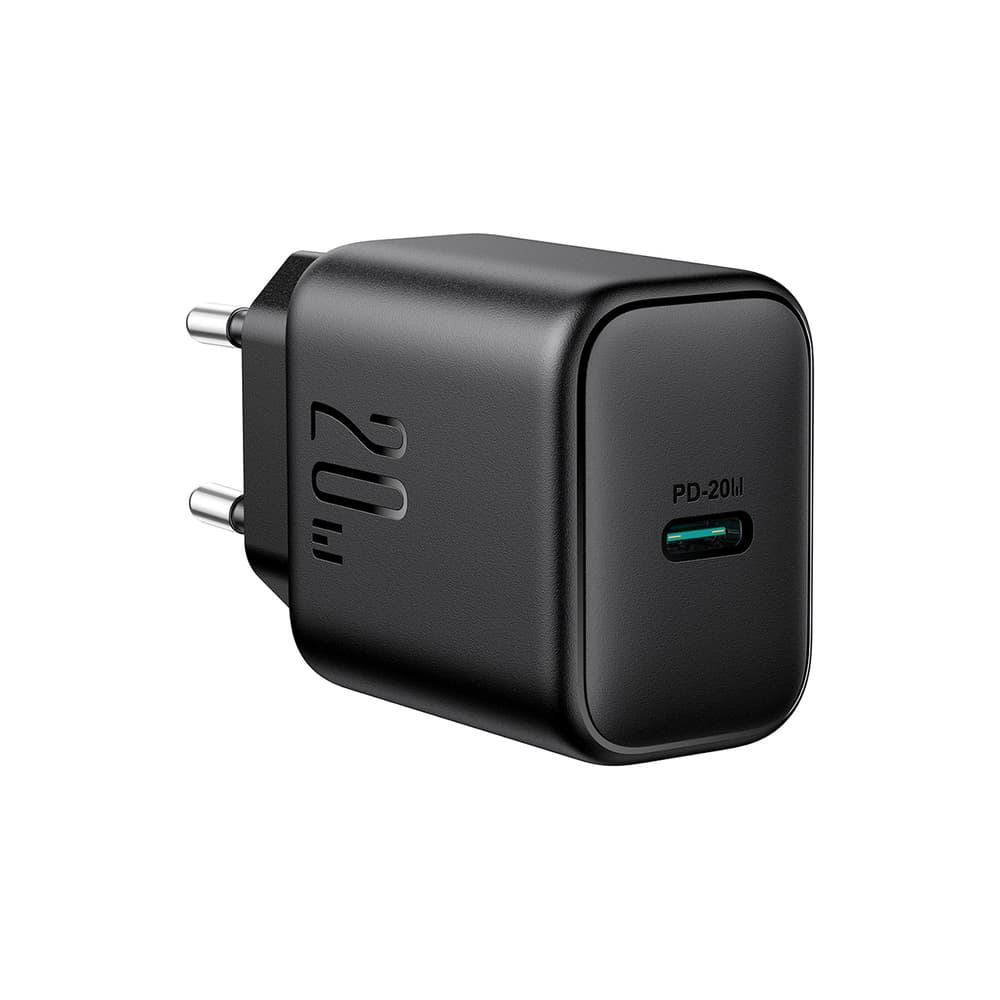Joyroom JR-TCF20 omrežni polnilnik USB-C PD 20W - črn
