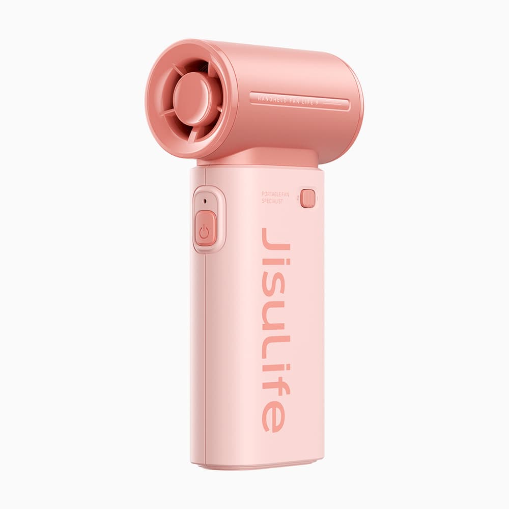 Jisulife ročni ventilator Life9, 5000mAh, roza