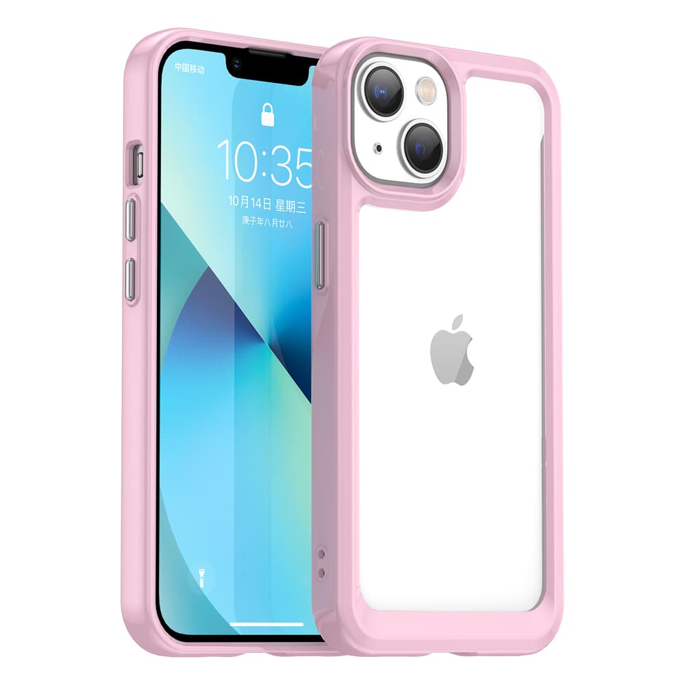 Hurtel Outer Space ovitek za iPhone 14 Plus - roza