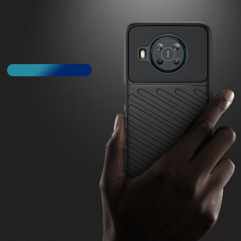 Hurtel Thunder Case prožno oklepno ovitka za Nokia X100 črna 3