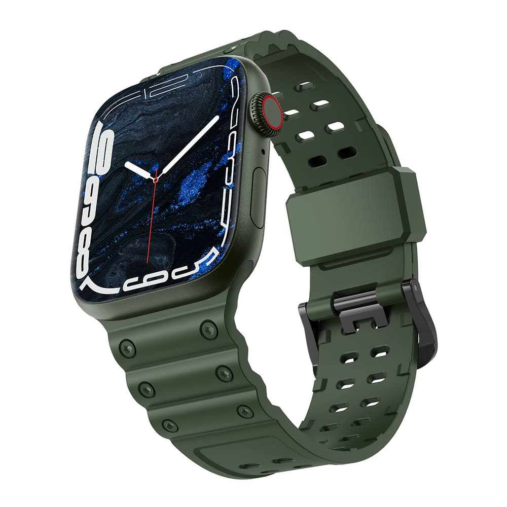 Pas za Apple Watch 38/40/41 mm, Triple Protection, zelen 2