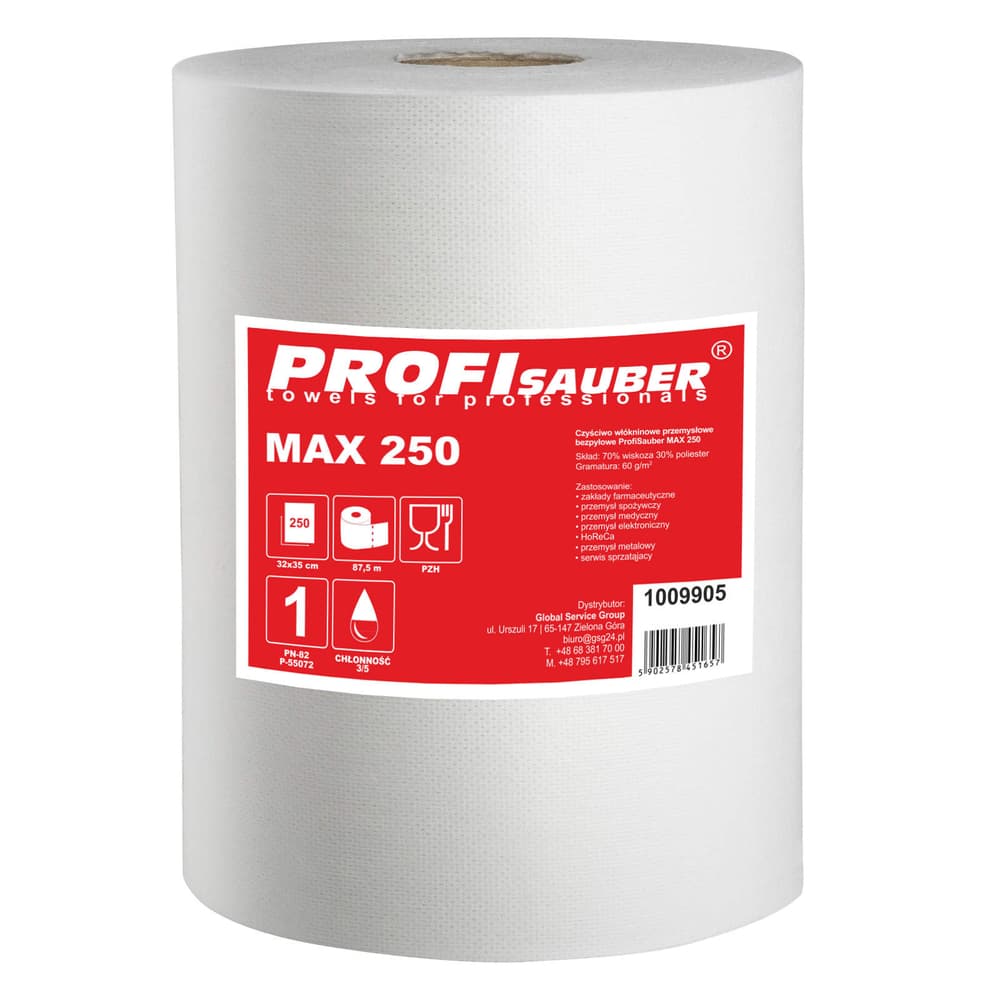 Industrijska čistilna krpa Profi Sauber MAX 250, visoko vpojna