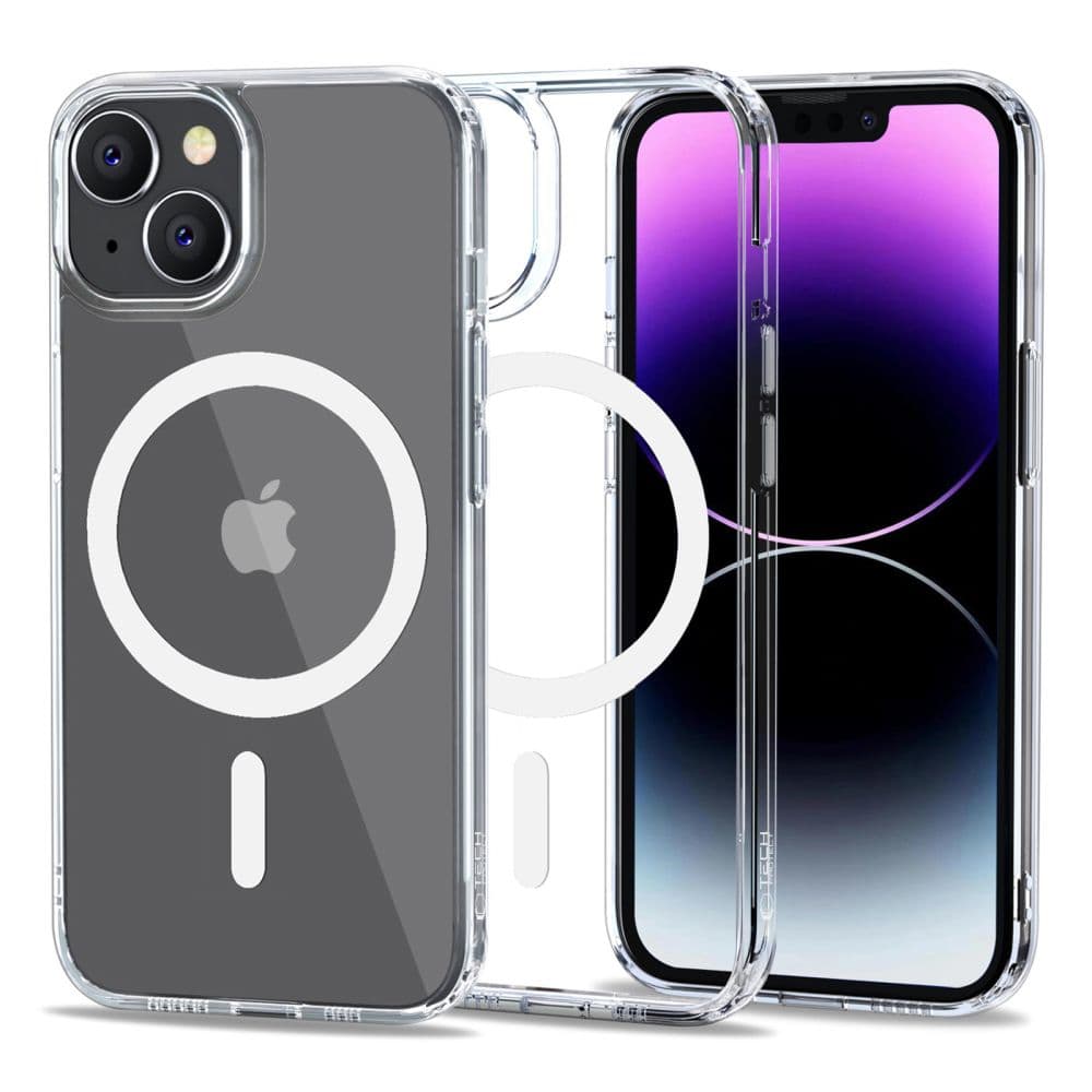 Tech-Protect FlexAir Hybrid MagSafe ovitek za iPhone 14 - Prozoren