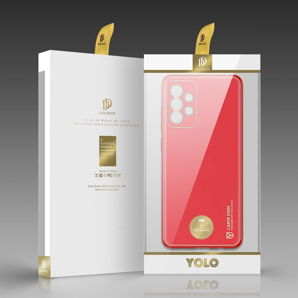 Dux Ducis Yolo ovitek za Samsung Galaxy A72 4G (rdeč) 5