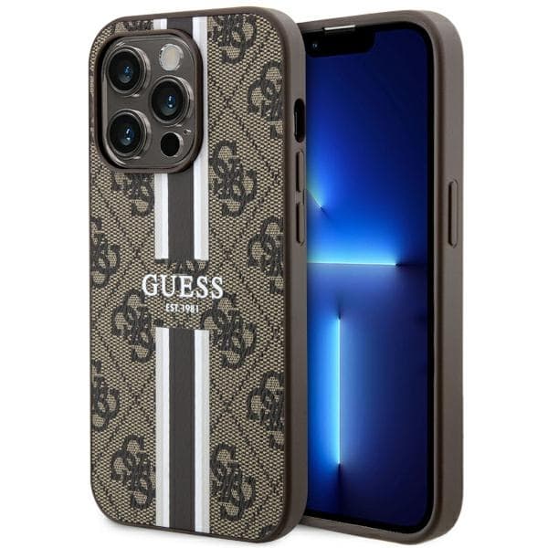 Guess GUHMP14LP4RPSW ovitek za iPhone 14 Pro (6,1") rjav