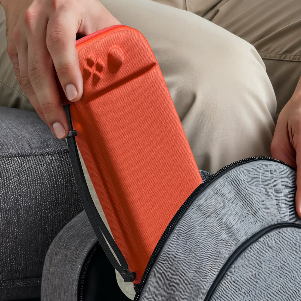Potovalna torbica AmazingThing PlayShield EDC za Nintendo Switch 2 - rdeča 5