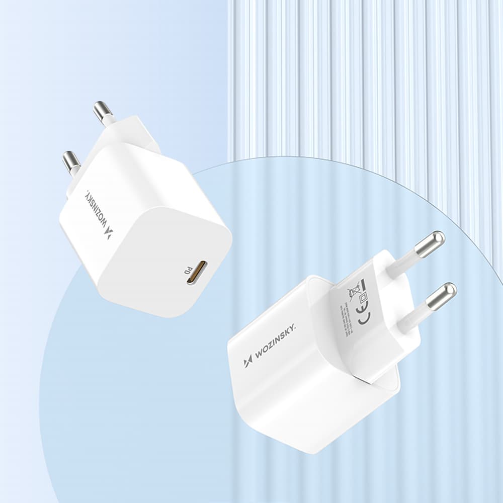 Wozinsky CMWCS 20W USB-C PD zidni polnilnik – bel 6