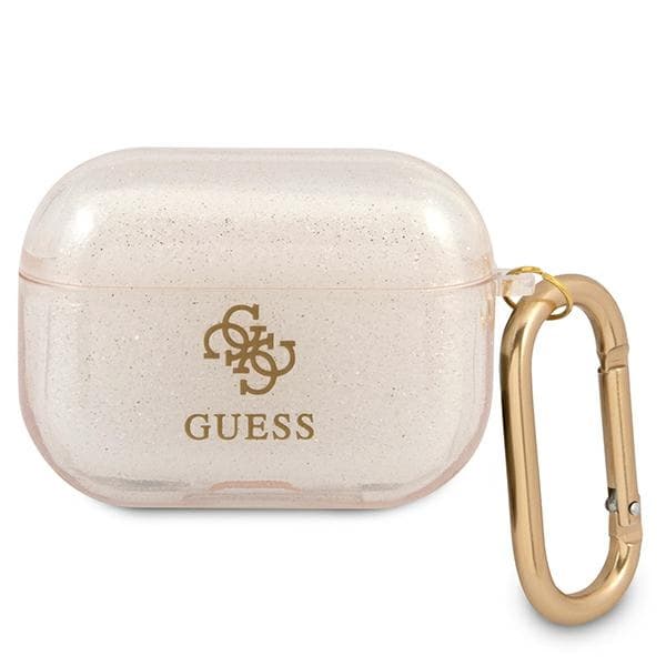 Ovitek za AirPods Pro Guess GUAPUCG4GD Glitter, zlata
